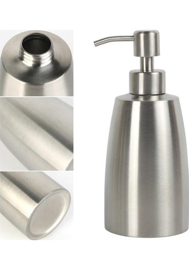 350/400 Ml Paslanmaz Çelik Doldurulabilir Sabunluk Taşınabilir Sızdırmaz Yeniden Kullanılabilir Losyon Banyo ve Aks. Dğ. 56681805 Diğer