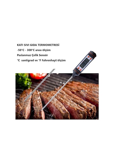 Dijital Mutfak Termometresi Yemek Sıcaklık Yoğurt Mayalama Derece N11.505