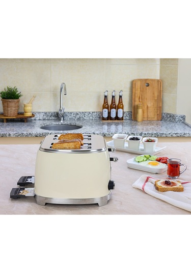 Zilan ZLN1214 1500 W Ekmek Kızartma Makinesi Retro