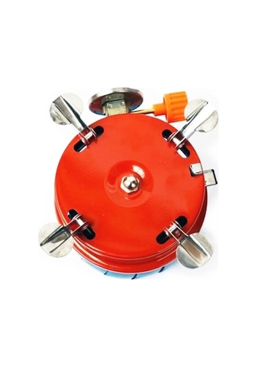 K-203 Taşınabilir Katlanabilir Açık Sırt Çantasıyla Kamp Sobası Bütan Propan Brülör Gaz Kutuları İçin A Çok Renkli