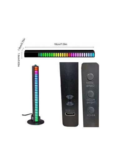 Nyf Ekolayzer Sese Duyarlı 5v/1a D08-rgb