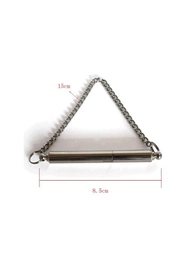 Suntek Köpek Eğitim Düdüğü Ultrasonik Paslanmaz L-8.7x0.7cm