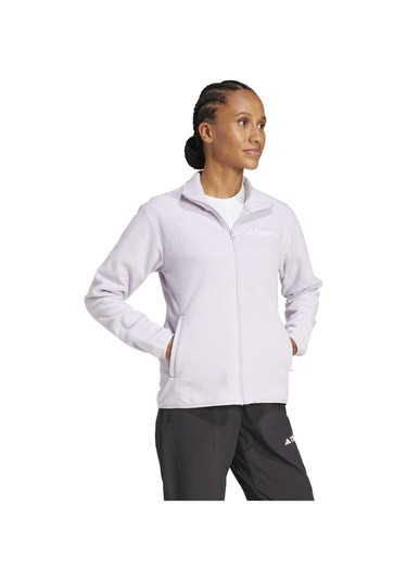 Adidas Multi Essentials Kadın Mor Dik Yaka Polar Mor