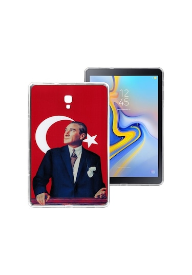 Samsung Uyumlu Galaxy Tab A Sm T590 Baskılı Silikon Kılıf Bk-26