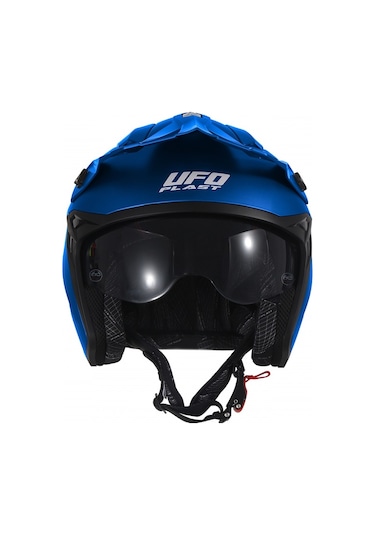 Ufo Plast Sheratan Jet Açık Kask Mavi