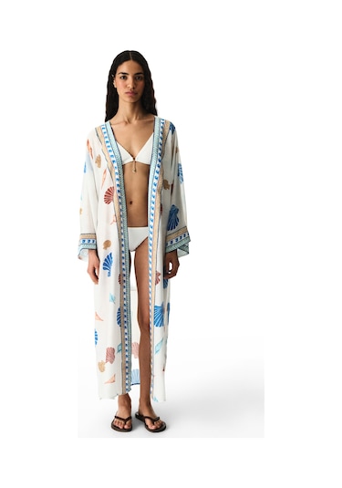 Penti Renkli Santorini Kimono Çok Renkli