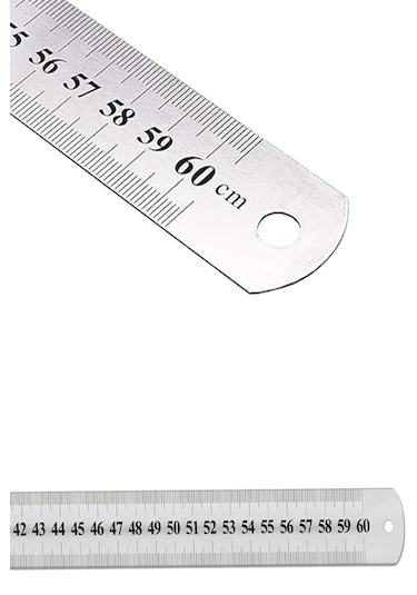 Paslanmaz Çelik Cetvel 60cm