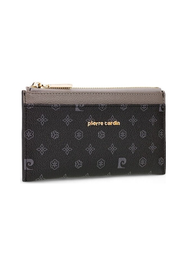 Pierre Cardin Monogram Siyah Kadın Cüzdan 06pc24k605-mn Siyah