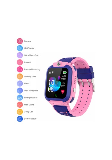 Vkemall Q12 Pembe Çocuk Akıllı Saat