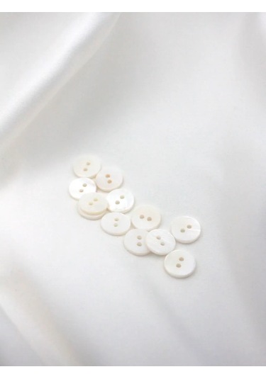 The New Button Doğal Deniz Kabuğundan Düğmeler 11 Mm 12 Adet 276352016