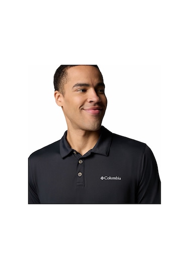 Columbia Am1495 Tech Trail Utility Polo Erkek T-shirt-32719 Siyah