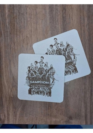 Lavanta Tasarım Filenin Sultanları Bardak Altlığı Beyaz