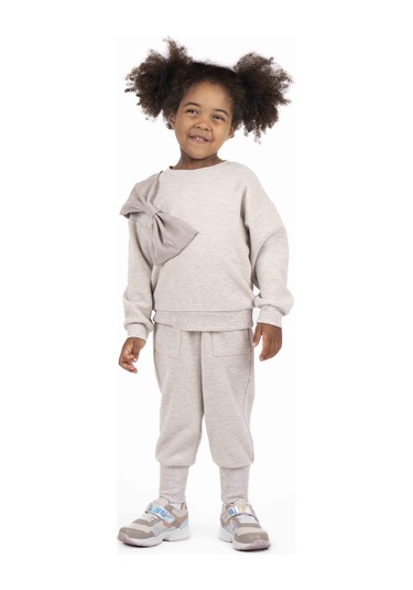Bestkids Kız Çocuk Fiyonk Detaylı Sweatshirt 001