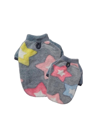 Gedyco Stars Premium Peluş Orta Irk Köpek Sweatshirtü