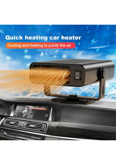 Geeksen Araba Isıtıcı Araba Isıtma Isıtıcı Defroster 12V 120W Beyaz