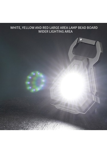 Sones E-smarter W5128 Mini Güçlü Hafif Taşınabilir El Feneri, Özellikler: Braketli Çok Renkli