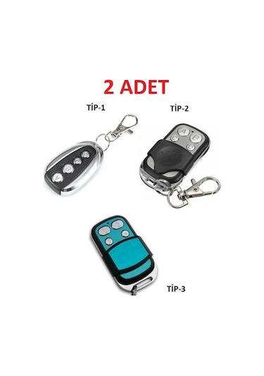 Akıllı Kodlanabilir Otopark, Bariyer, Garaj Kumandası 2 Adet