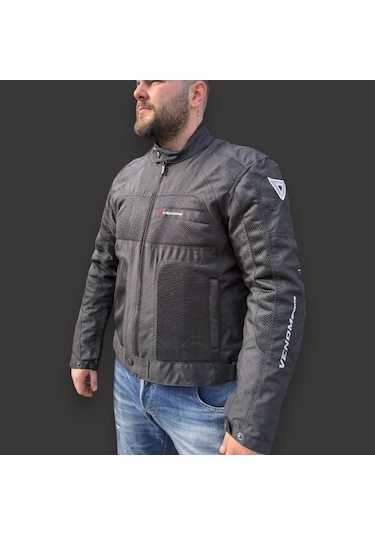 Venom Dynamıc 4 Mevsim Motosiklet Montu Siyah