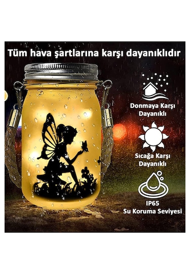 Greentech Güneş Enerjili Dekoratif LED Fener / Askılı Bahçe Feneri / Bahçe Dekorasyon Feneri / GT-SL28