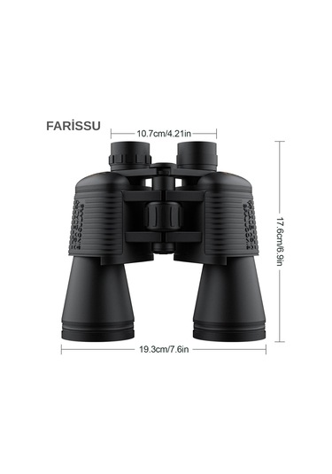 Kl65 20x50 Hd Dürbün Geniş Görüş Açısı, Yüksek Büyütme Kapasitesi Siyah