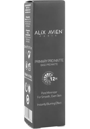 Alix Avien 12 Saat Kalıcı Pürüzsüz Ve Mat Görünüm Sağlayan Nemlendirici Mat Makyaj Bazı 30 ML
