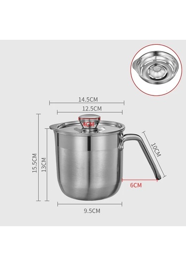 Techbloom 1 Adet Premium 304 Paslanmaz Çelik Yumurta Ayırıcı With Lid 2 Sağlıklı Pişirme Ve Fırın İçin Kolay Yumurta Sarısı Ayırma Ahşap