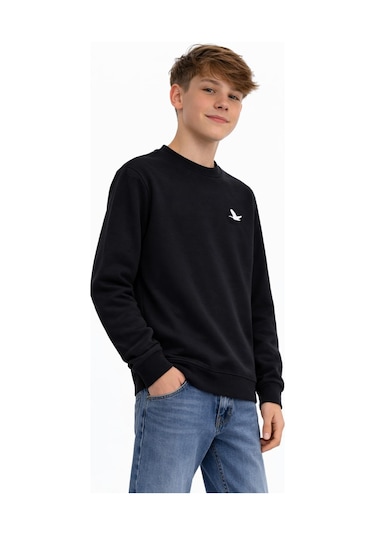 Baglan Erkek Çocuk Sweatshirt Bgl-st05228 Siyah