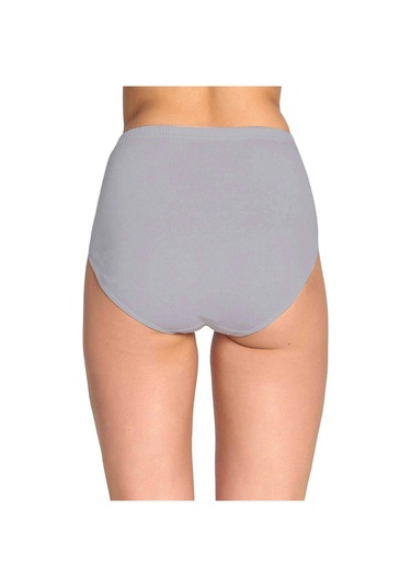 Biçomi 7 Adet Tutku Kadın Yüksek Bel Bato Kalın Lastik Külot S19 Çok Renkli