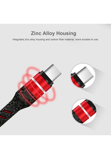 Symbee 1.2 Metre Sarı 3a Hızlı Şarj Kablosu - Lightning, Type-c Ve Micro Usb Uçları İle Çok Fonksiyonlu Usb Kablosu