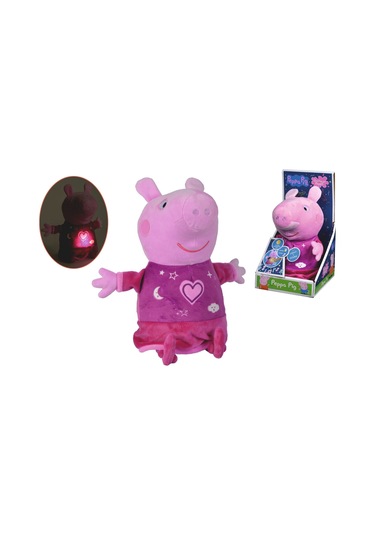 Peppa Pig Işıklı Ve Sesli İyi Geceler Peppa Peluş Pembe