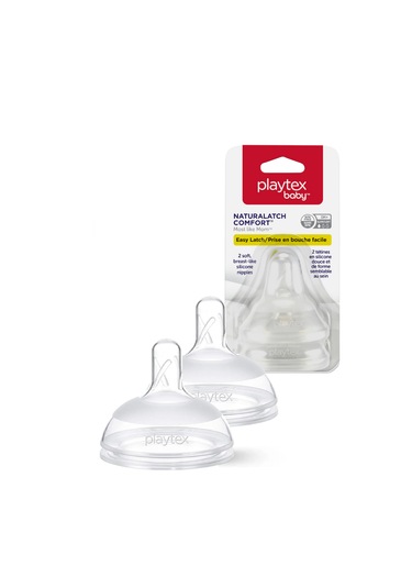 Playtex Naturalatch Yenidoğan Biberon Emziği, 0+ Ay, 2 Adet