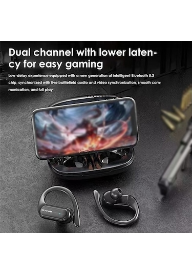 Novahub A520 Kablosuz Led Dijital Ekranlı Kulaklık, Gürültü Azaltma, Bluetooth, Uzun Pil Süresi