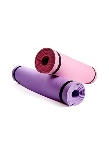 Ranyeek 6mm Eva Anti Kayma Yoga Matı - 173x61cm Pilates, Plank İçin - Pembe Pembe