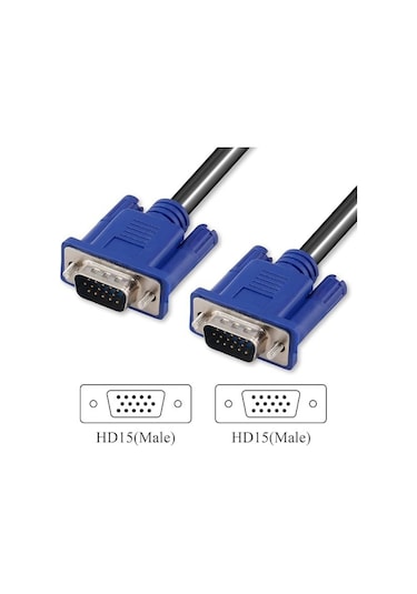 Apricot Ap-205e 5m Mavi Uçlu Vga Kablo