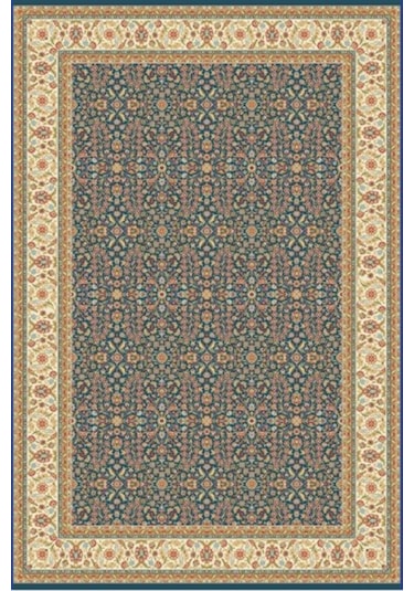 Elexus Halı İpekhane 1612 Lacivert Klasik Desen Salon Halısı