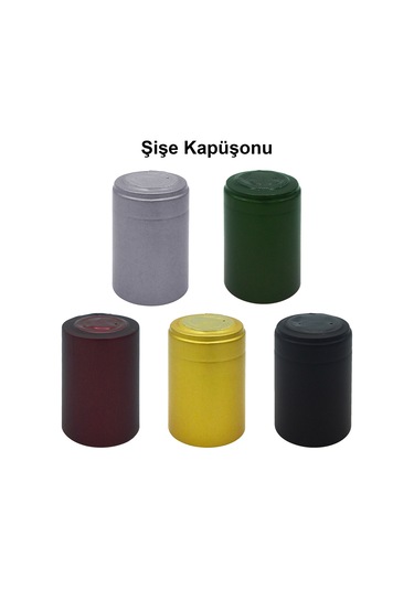 Afracam Gold / Altın Renkli Şişe Kapüşonu Kilit Sistemi 100 Adet