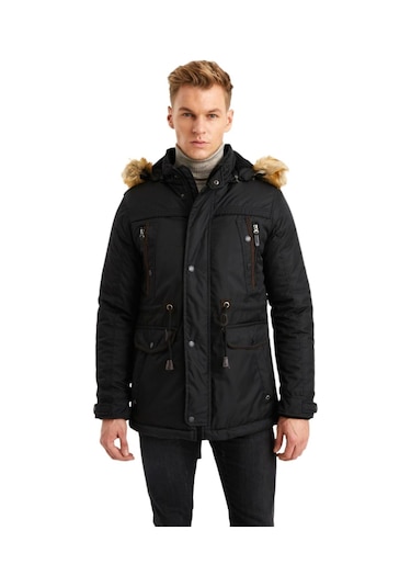 Dynamo Erkek Spor Parka 3670 Bgl-st01639 Siyah