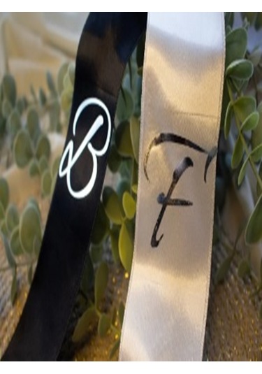 Gelin Damat Isimli Tören Takı Kurdelesi 2 Adet B-35