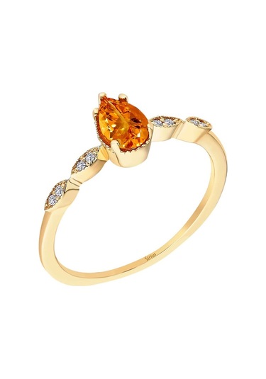 Sirius Pırlanta Ve Sitrin Taşlı Demeter Yüzük 0817R0318