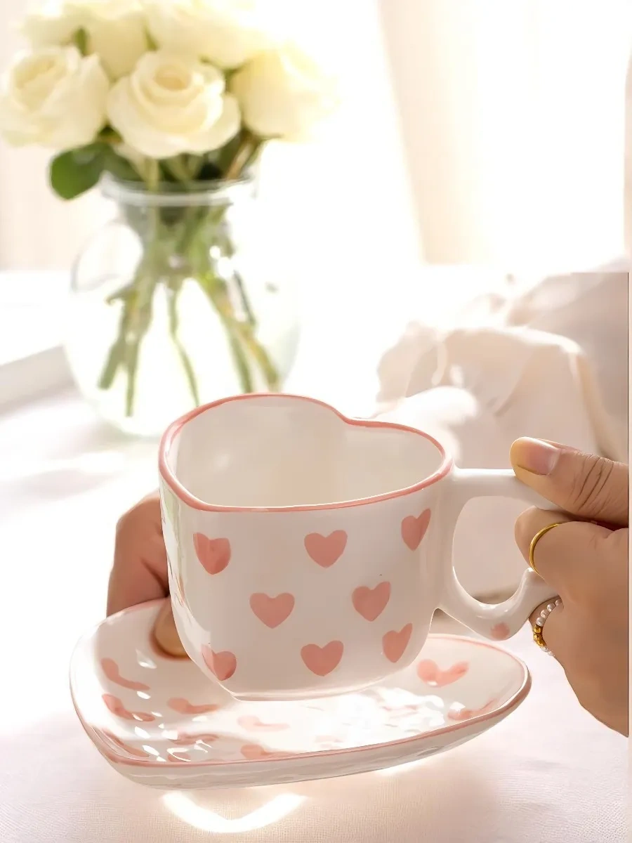 Arthomes Çay Takımı Seti Fincan 250ml Ve Tabak, Hediye 413344047 Beyaz