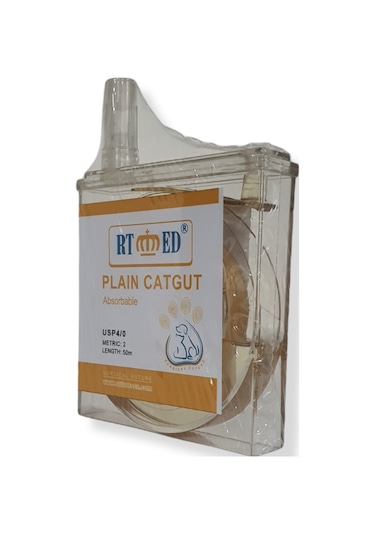 Rtmed Plain Kaset Katküt Usp No 4 2 Metric 50 M