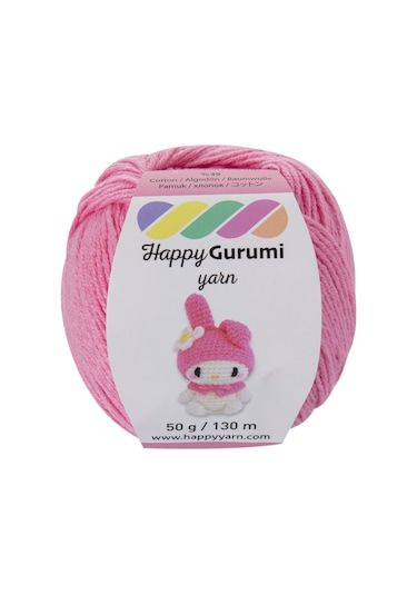 Happy Yarn Happy Gurumi Amigurumi Örgü İpi 50gr 130m Pembe