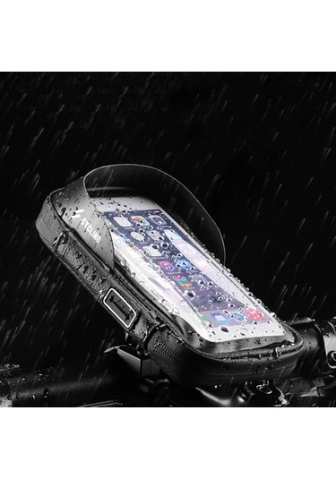 Sz-B17-3 6.0 Inç Su Geçirmez Bisiklet Motosiklet Tutucu Çanta Bisiklet Gps Gidon Montaj Çantası Çok Renkli