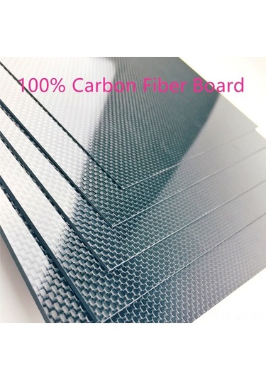 Novahub 3k Karbon Fiber Levha - Parlak/mat, 200x300mm, Çeşitli Kalınlıklar, Hafif Ve Dayanıklı