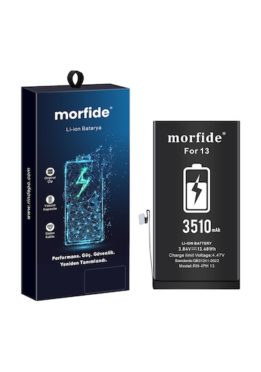 Morfide Apple Uyumlu iPhone 13  3510mah Yüksek Kapasiteli Batarya
