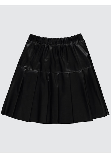 Civil Girls Kız Çocuk Etek 10-13 Yaş Siyah Siyah