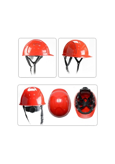 Çok Fonksiyonlu Hdpe Güvenlik Kaskı Nefes Alabilir, Darbeye Dayanıklı, Alev Geçirmez Kask, Hava Vantilatörlü, Sarı Renkli Depo Fabrikası İçin