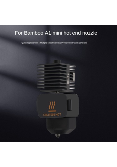 Sointeresting Bambu Lab A1 Mini Nozul İçin Hotend Kiti Sıcak Uç Montajı 0.4mm Nozul Bambu Lab A1 3d Yazıcı Parçaları İçin