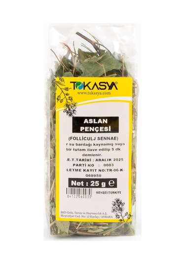 Tokasya Aslan Pencesi Otu 5 x 25 G