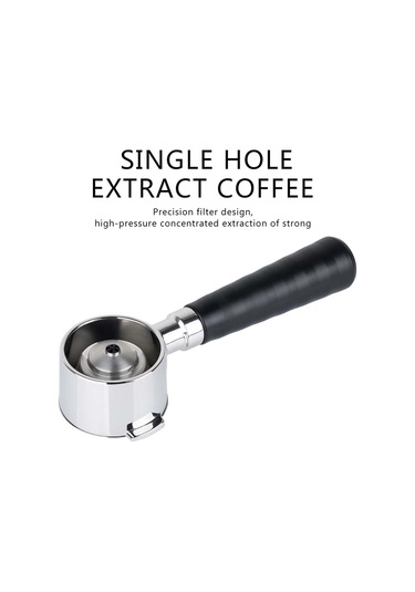 Xiyyadms Delonghi Ecp31.21/eco310/ecp35.31 Uyumlu Paslanmaz Çelik Kahve Filtre Kolu - Ahşap Saplı